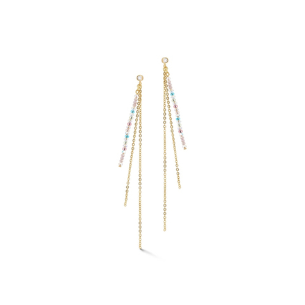 Серьги Coeur de Lion Multicolor Pastell Romantic 5040/21-1558