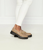 Лоферы ALMOSTY Guess - бежевый(FLTALM FAL14)