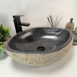 Раковина из речного камня RS-63844 (55*42*15) 0122