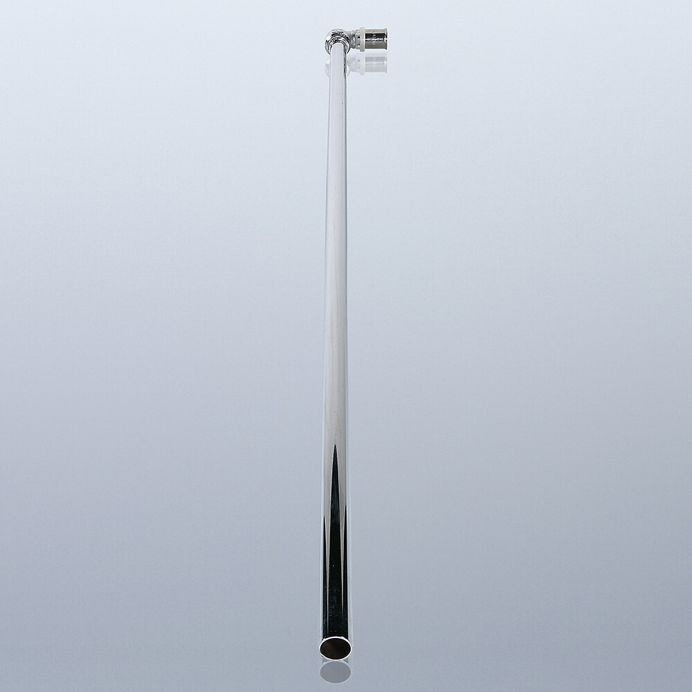 Пресс-фитинг – угольник с хромированной трубкой прямой 16 х 15 мм, 30 см