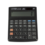 Калькулятор Alingar 14 разрядов, 155*195*25 мм, двойное питание, черный, батарея в комплекте