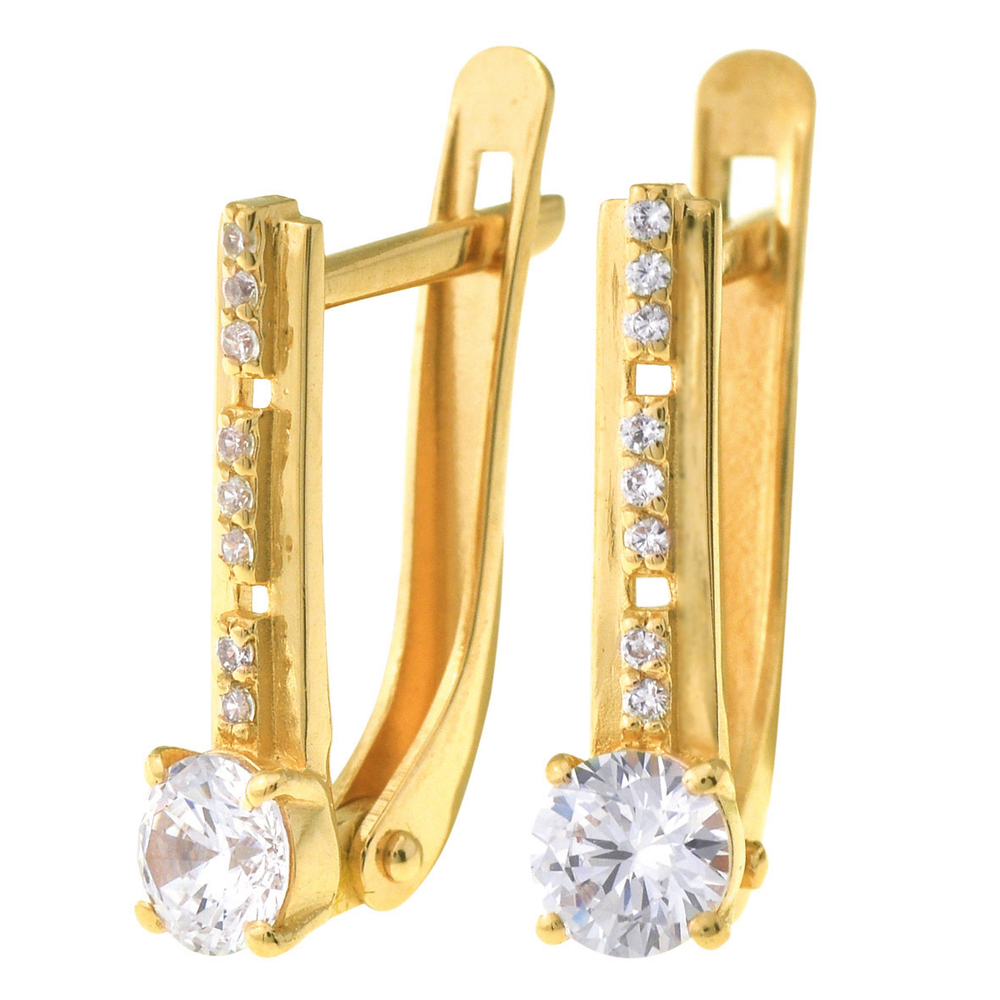 Серьги из золота 585 пробы