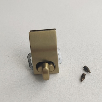 Замок вертушка на винтах Кнопка Антик