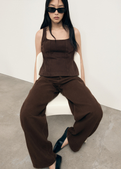 Джинсы barrel со средней посадкой