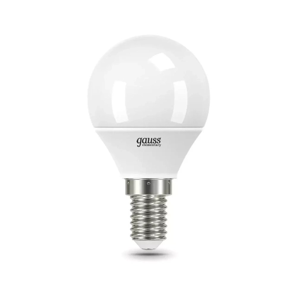 Лампа Gauss LED Elementary Шар 12W E14 950lm 6500K 53132