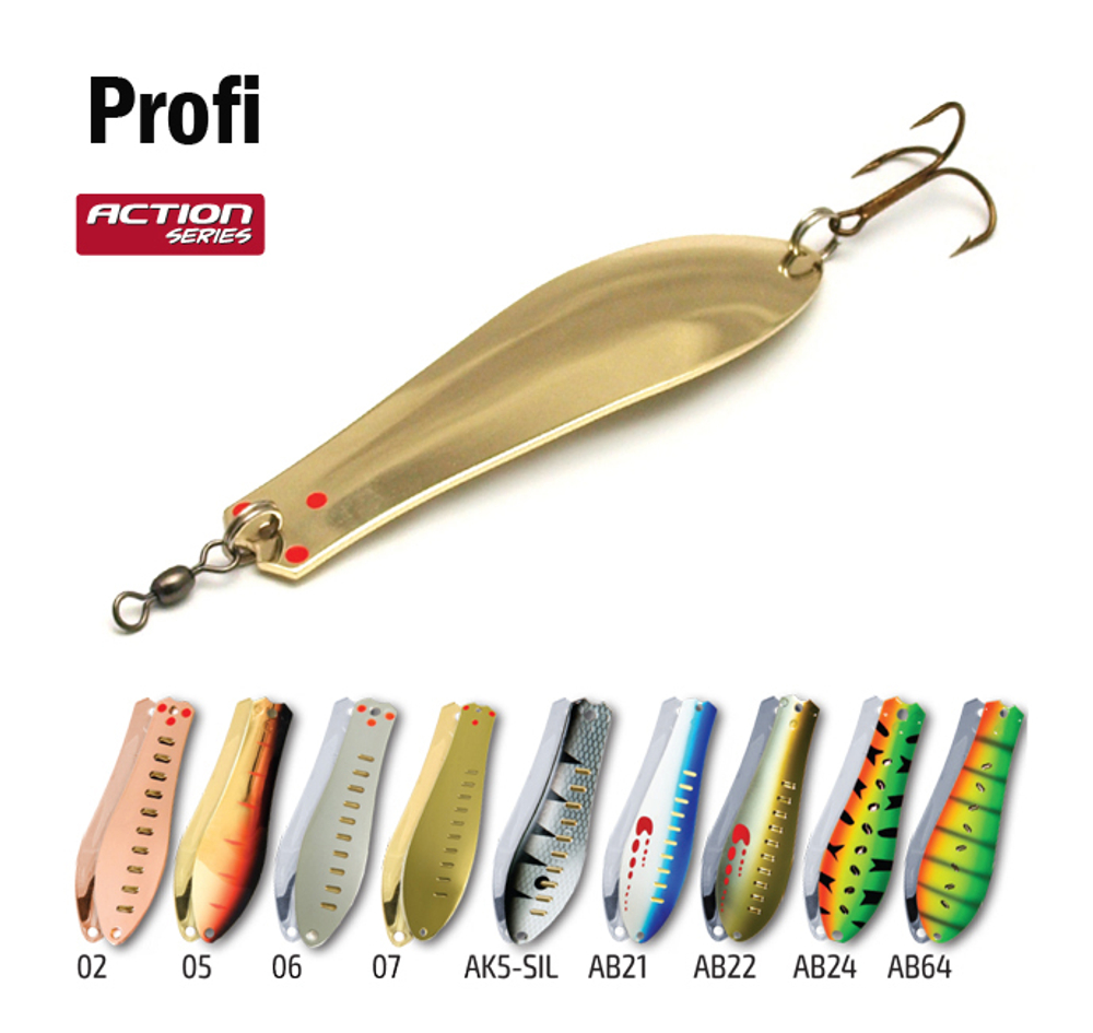 Блесна колебалка Akara Action Series Profi 95 28гр. 1oz. AB22
