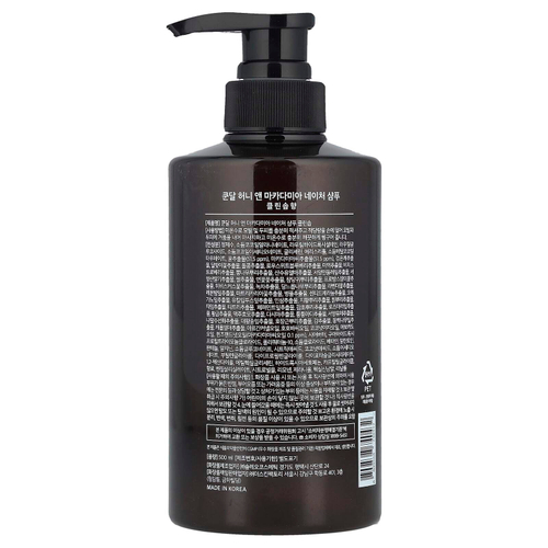 Kundal, Мед и макадамия, шампунь, чистое мыло, 500 мл (16,9 жидк. Унции)