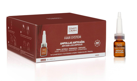 МартиДерм Hair System Ампулы против выпадения волос MartiDerm Hair System Anti Hair-Loss Ampoules 14x3 мл