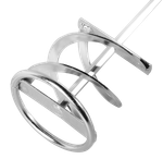 Насадка-миксер оцинкованная Вихрь, 400х80 мм, НЕХ, для дрели