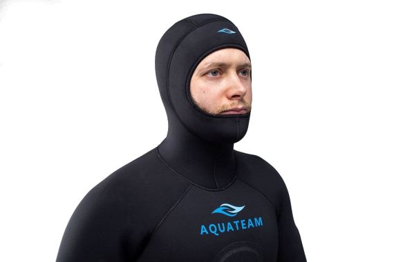 Гидрокостюм AquaTeam Hunter из неопрена Heiwa 5 мм Черный