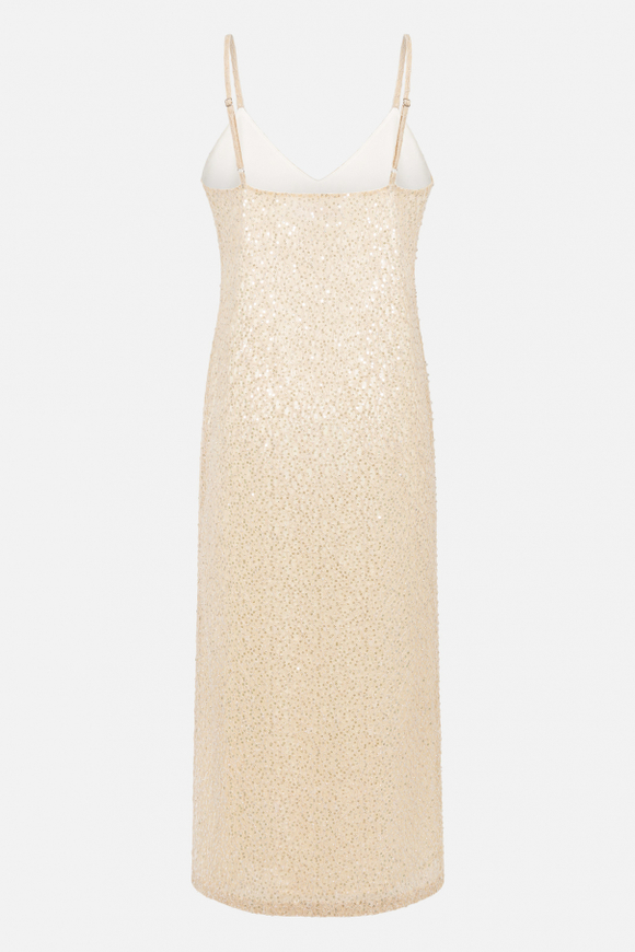 Платье-комбинация с вышивкой