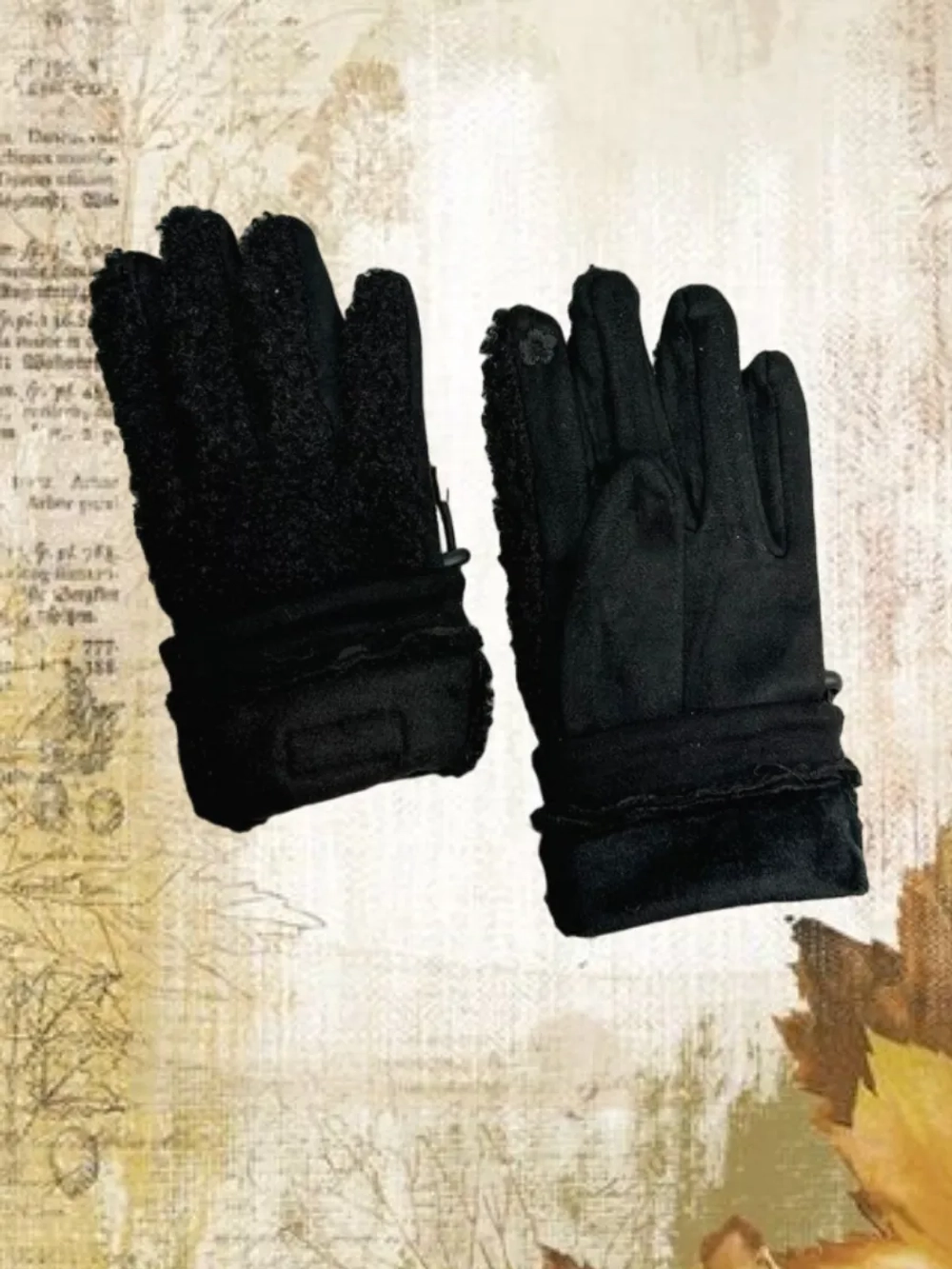 перчатки демисезонные теплые флисовые Adidas