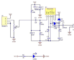 Усилитель TDA2030A 18W