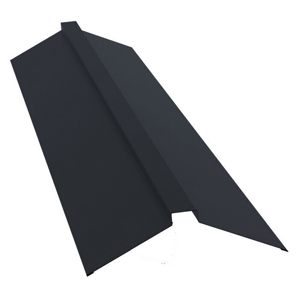 Конек плоский Grand Line Satin Ral 7024 150х40х150 мм резка