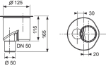 Сифон TECEdrainline «вертикальный» DN 50