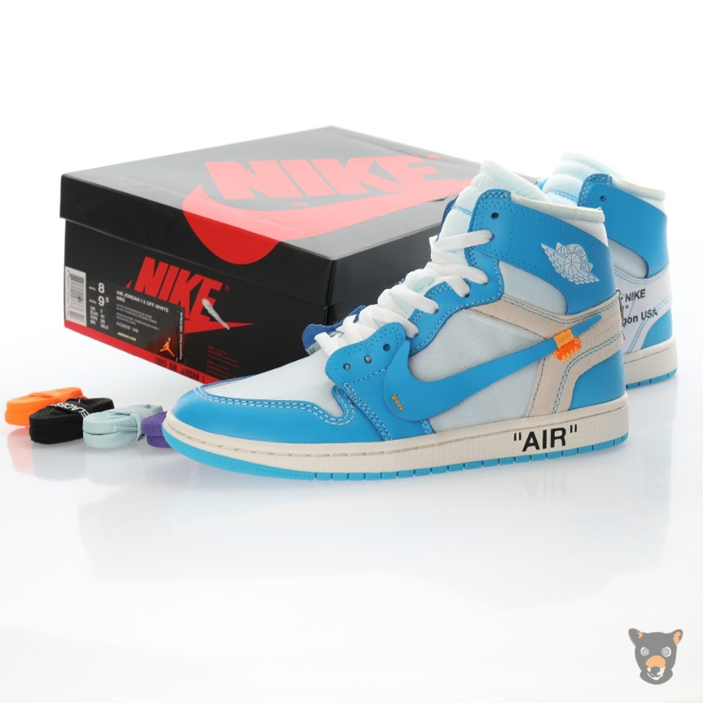 Кроссовки Off-White x Nike Air Jordan 1 "The Ten: UNC"