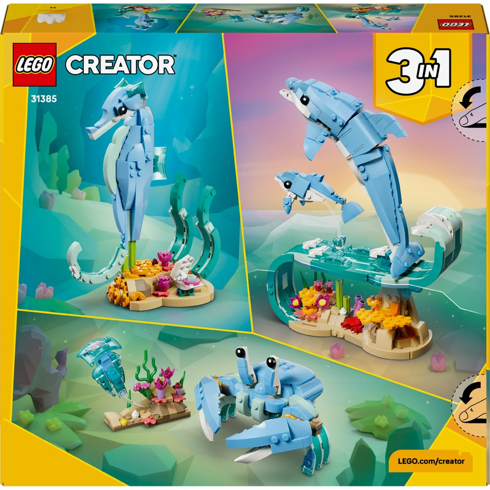 LEGO Creator - Морские животные: красивый дельфин 3в1 31385