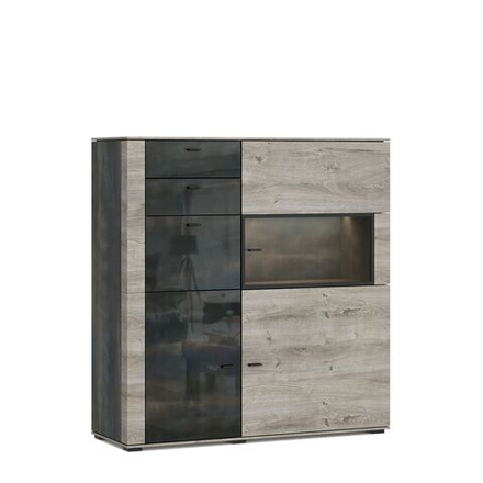 BS010.1 Шкаф 52.010.00.00.00 Арт. 52.010.0.47.37 Galaxy / Дуб Grande Дуб Grande Galaxy, прозрачны