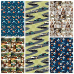 Бумага В листах 25 шт "Цветы и листья" 70 х 70 см (Микс)