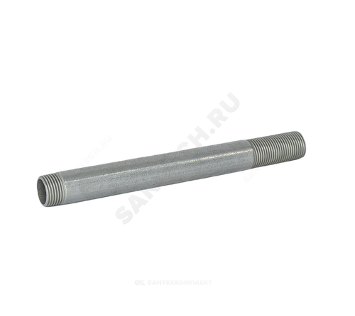 Сгон сталь удлиненный оц Ду 20 L=150мм б/комплекта из труб по ГОСТ 3262-75 МеталлПромИнвест
