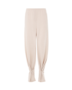 Брюки из льняного трикотажа