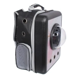 Рюкзак - переноска для животных «СТИЛЬНЫЙ БРО», цвет пудровый, 32*17*42/до 13кг (Пакет и Лейбл)