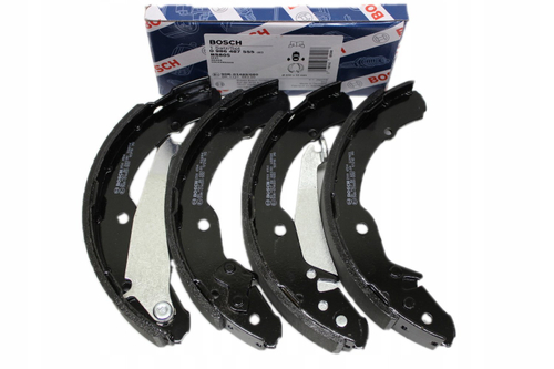 *Колодки тормозн. задние барабанные VW Polo SD 230мм. / Bosch 0986487555