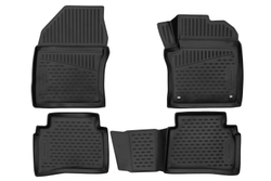 Коврики в салон для TOYOTA Prius (XW50) 2015-, правый руль, Лифтбек, 4шт. (полиуретан) ELEMENT3DA0N127210K