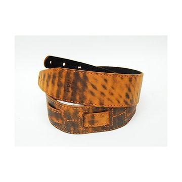 FL600267L21L Leather 21 Ремень для гитары, кожаный, фокс, Fidel