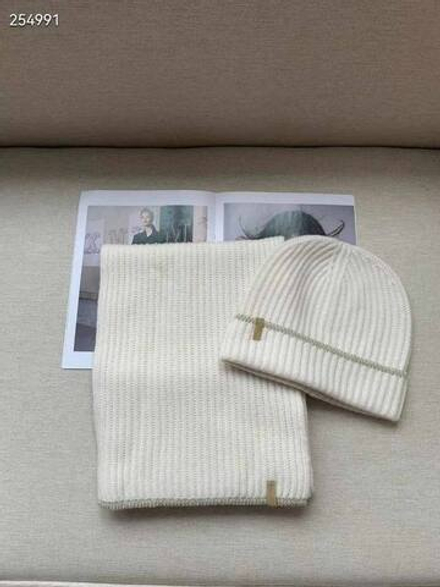 Комплект Brunello Cucinelli (шапка + шарф)