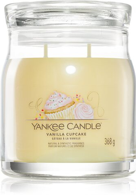 Yankee Candle Vanilla Cupcake - Фирменная ароматическая свеча /   368  g  / GTIN 5038581129099