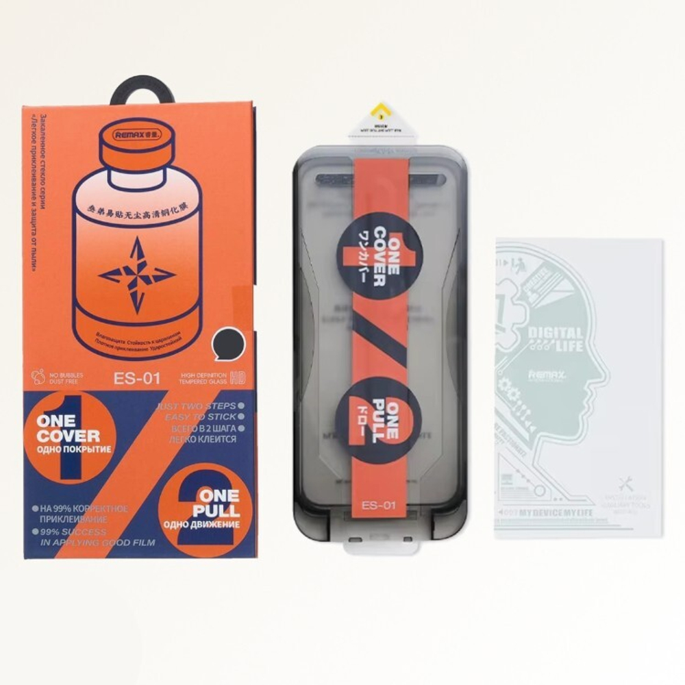 Защитное стекло Remax ES-01 для iPhone 16 Pro/17