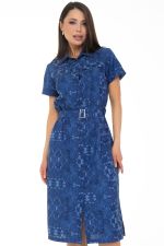 Платье-рубашка Дарина Люкс (деним) Diolche