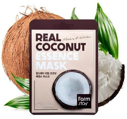 Тканевая маска для лица FARMSTAY Real Coconut Essence Mask, 23 мл
