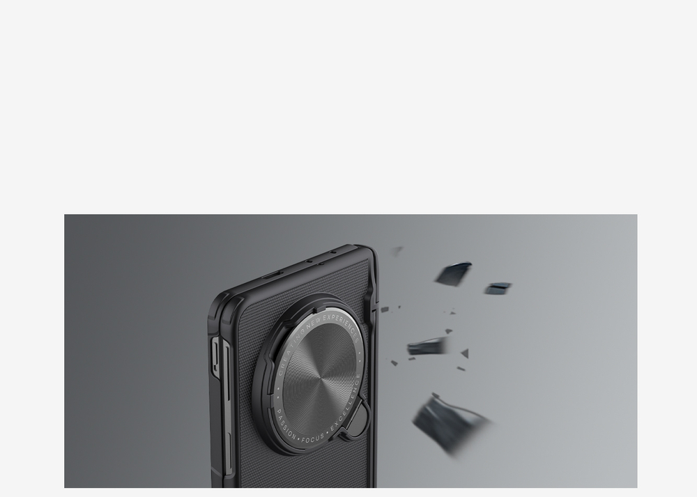 Чехол с поддержкой MagSafe от Nillkin для смартфона OPPO Find N5, серия Super Frosted Shield Prop Magnetic Case