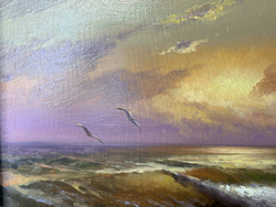 Беляев В.В. Волна. Холст, масло, 2021 г.