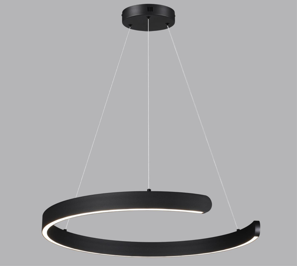 6534/43L LEDIO LN26 265 чёрный Светильник подвесной LED 43W  3000/4000/6000К 220V INDIE