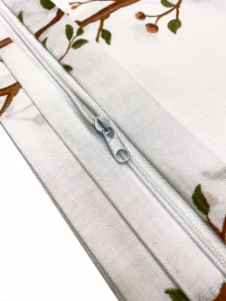 Наволочка комплект 2шт перкаль Сказка "Белки" 70x70 см на молнии