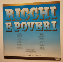 Винтажная виниловая пластинка LP Ricchi E Poveri Dimmi Quando (Italy 1986)