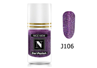 Nice View Гель-лак для ногтей Luma Glitte, J-106, Amethyst, 7 мл