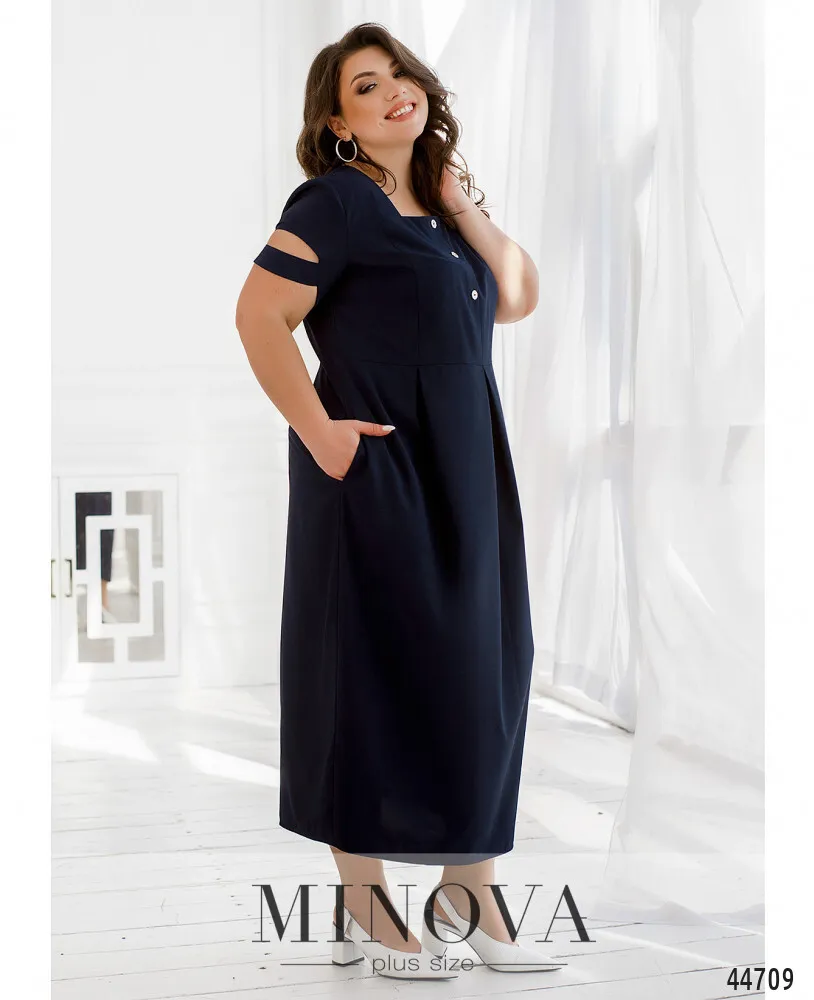 Платье 8-290-синий Minova
