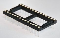 Панелька для микросхемы 28 ног широкая цанговая TRL-28