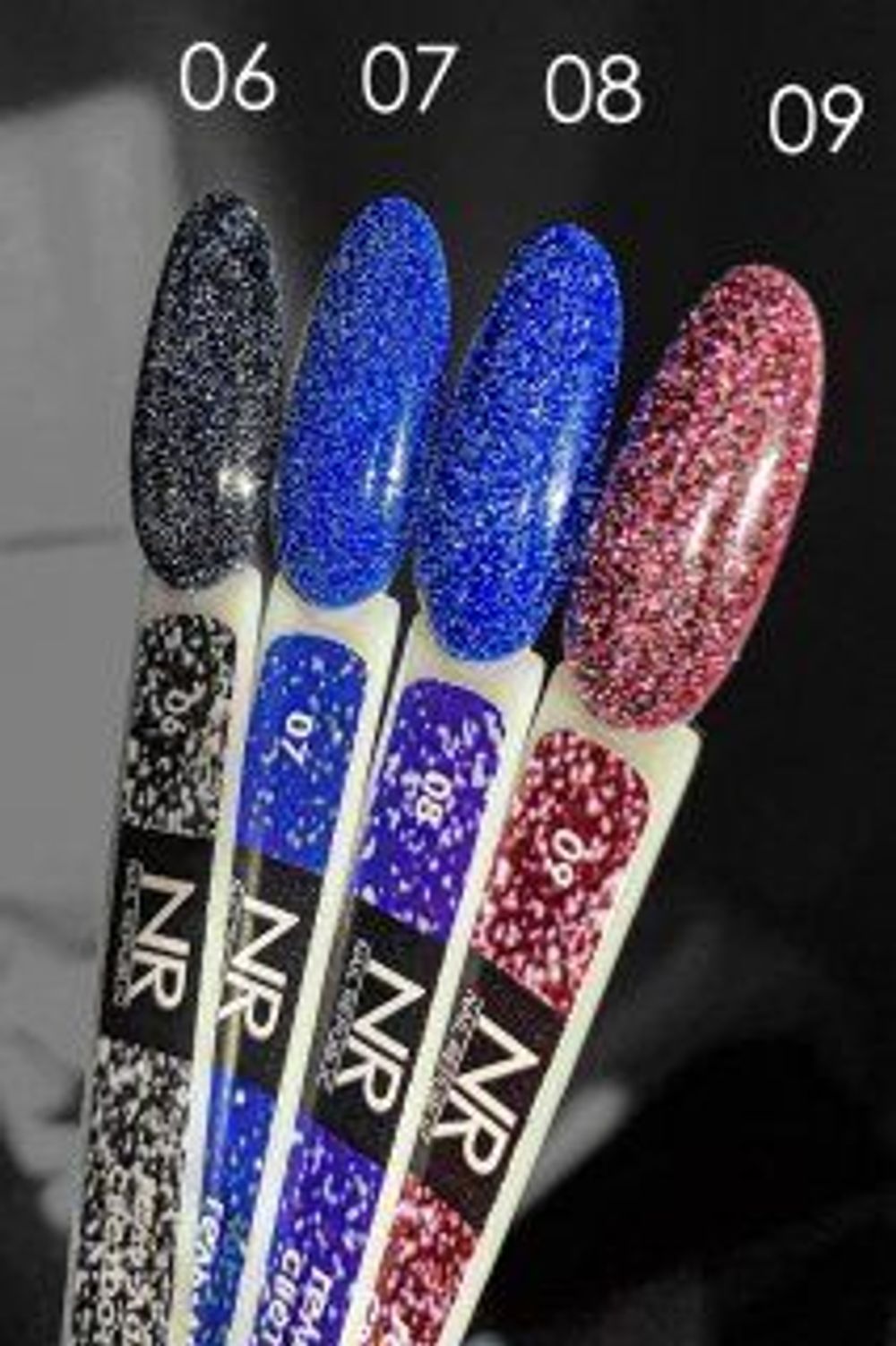 NR Гель-лак Flash 09 - Светоотражающий сливовый , 10 мл2