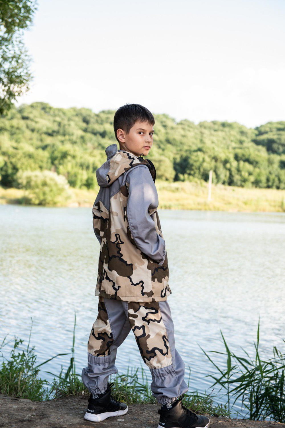 Костюм детский Горка 3 / весна-лето/  комбинированный ягуар