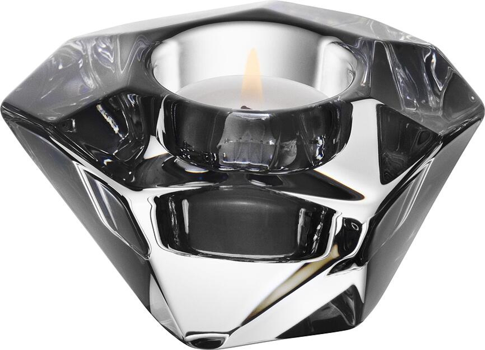 Подсвечник Orrefors Precious, хрусталь, 6 см