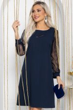 Платье Мельбурн (синее) П12124 LT Collection (Акция)