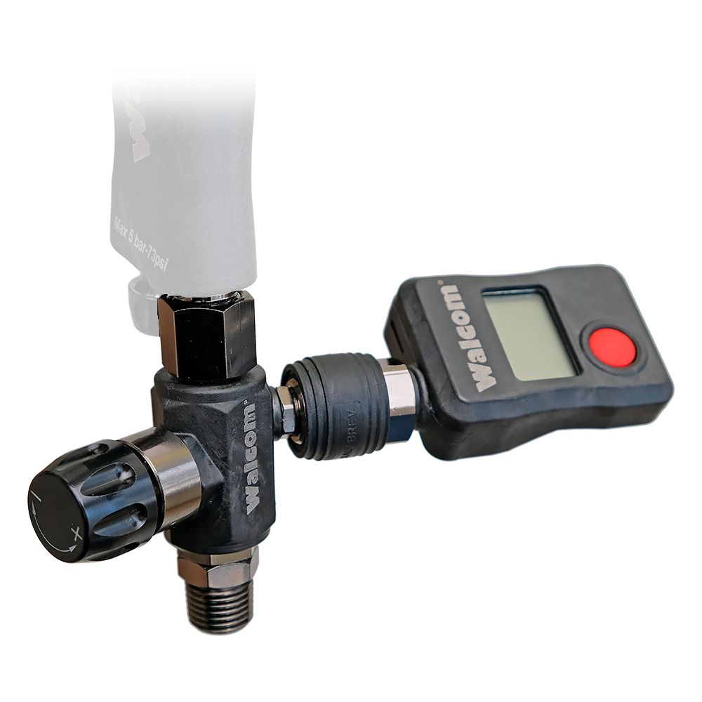 Walcom EGO CARBONIO миникраскопульт HTE (Halo) с цифровым манометром