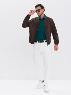 Повседневный базовый лонгслив поло