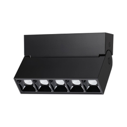 358323 OVER NT19 380 черный Светильник накладной IP33 LED 4000К 13W 110-265V EOS