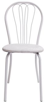 Стул Венеция 3 (А) к/з бел.сер. К-с белый